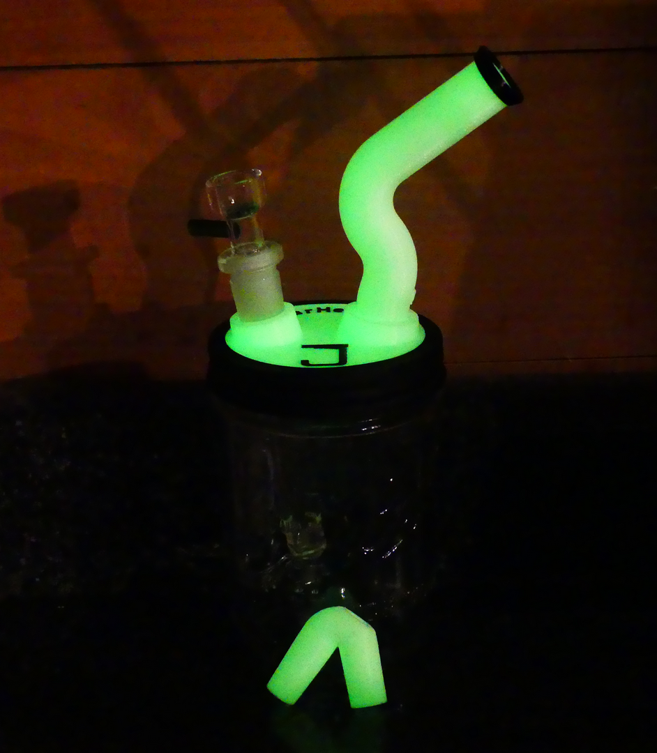 Radioactive Glow in the Dark 16oz JarHeadz